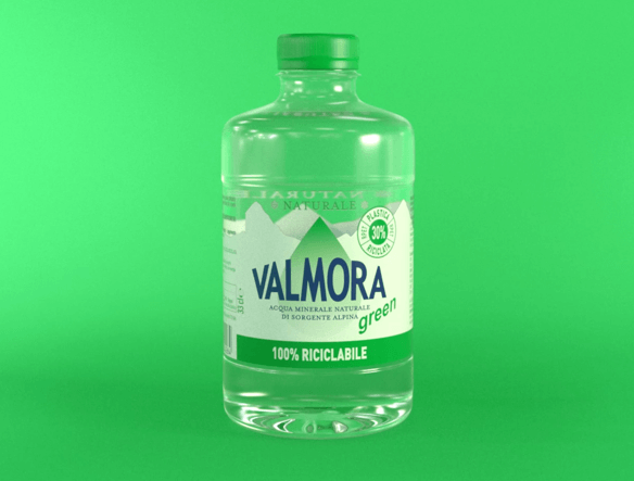 Bottiglia 33cl Acqua Valmora riciclabile